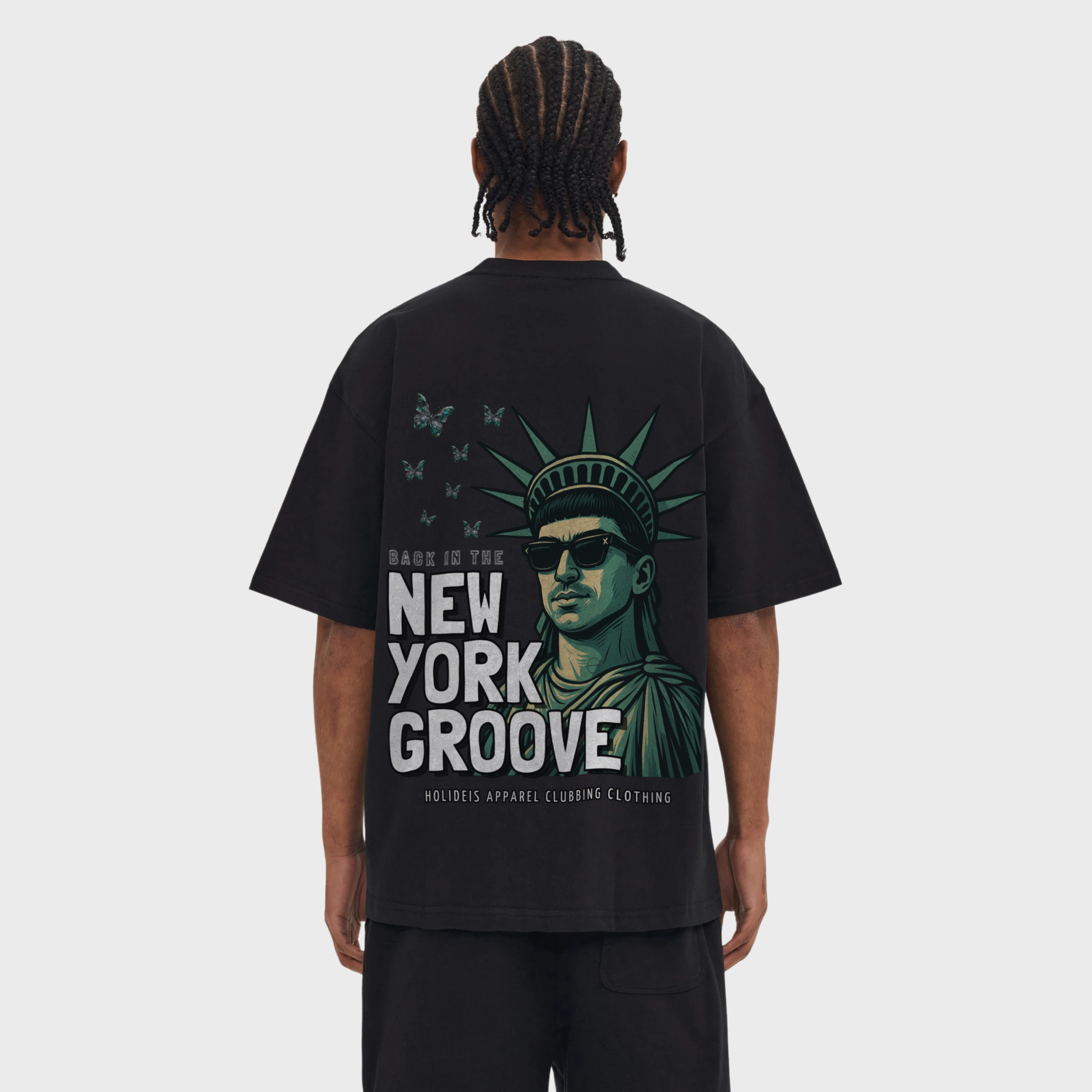 New York Groove Tee | Black & White
