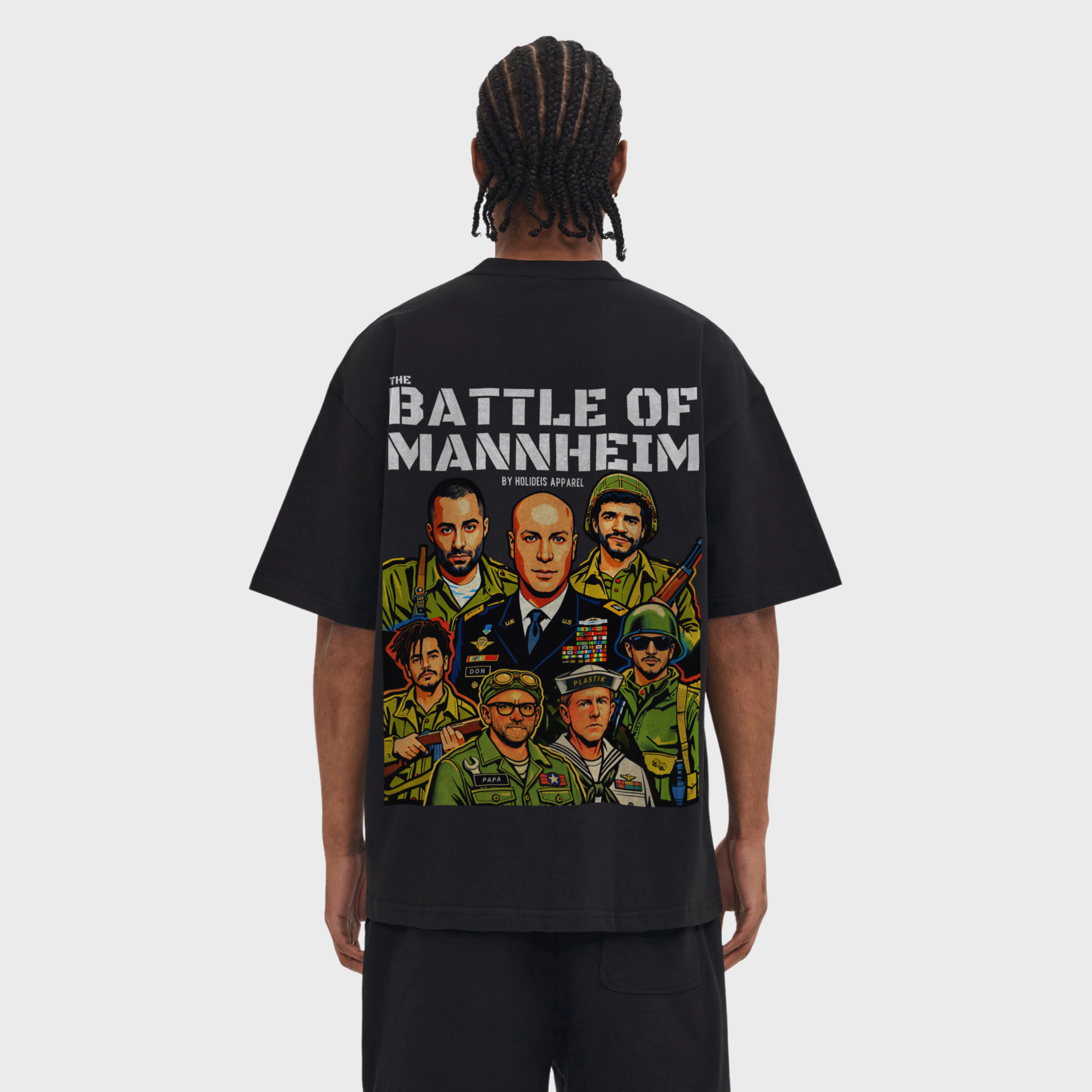 The Battle of Mannheim Tee | Black – Holideis Apparel