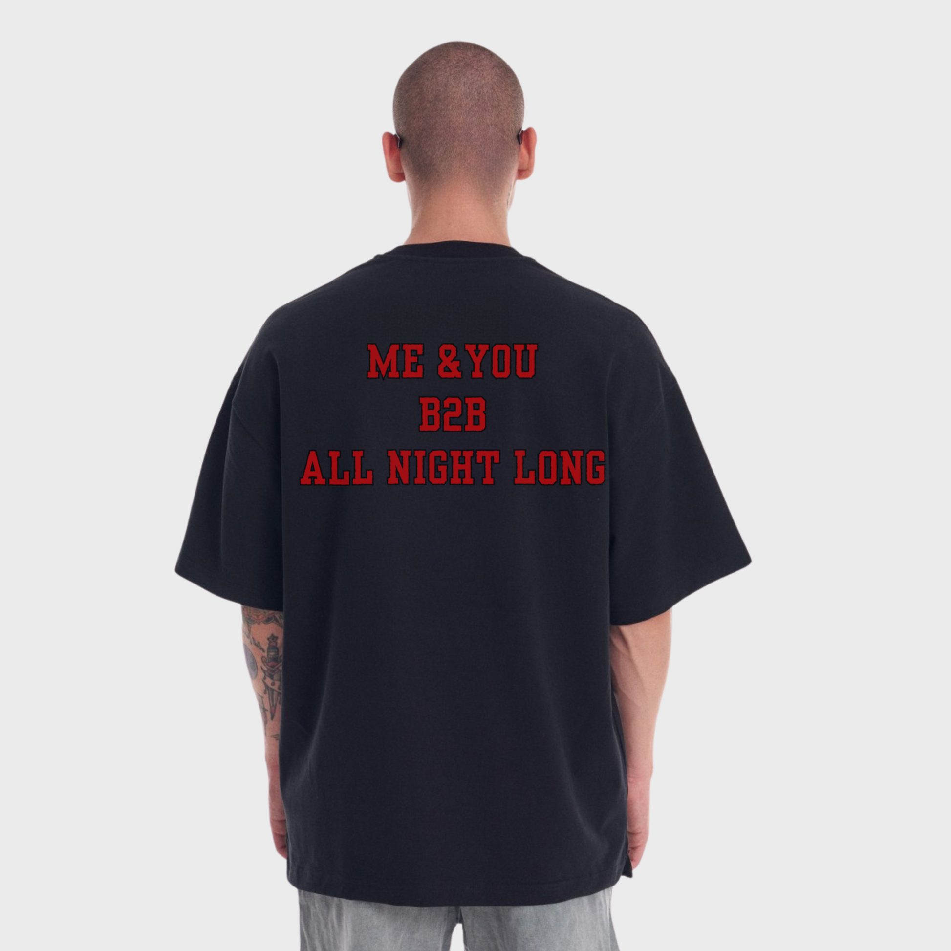 Me B2B You Tee | Faded Black