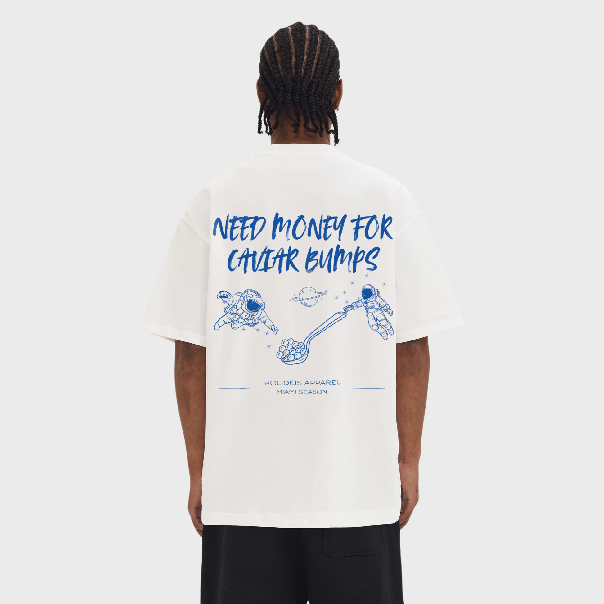 Caviar Bumps Tee | White