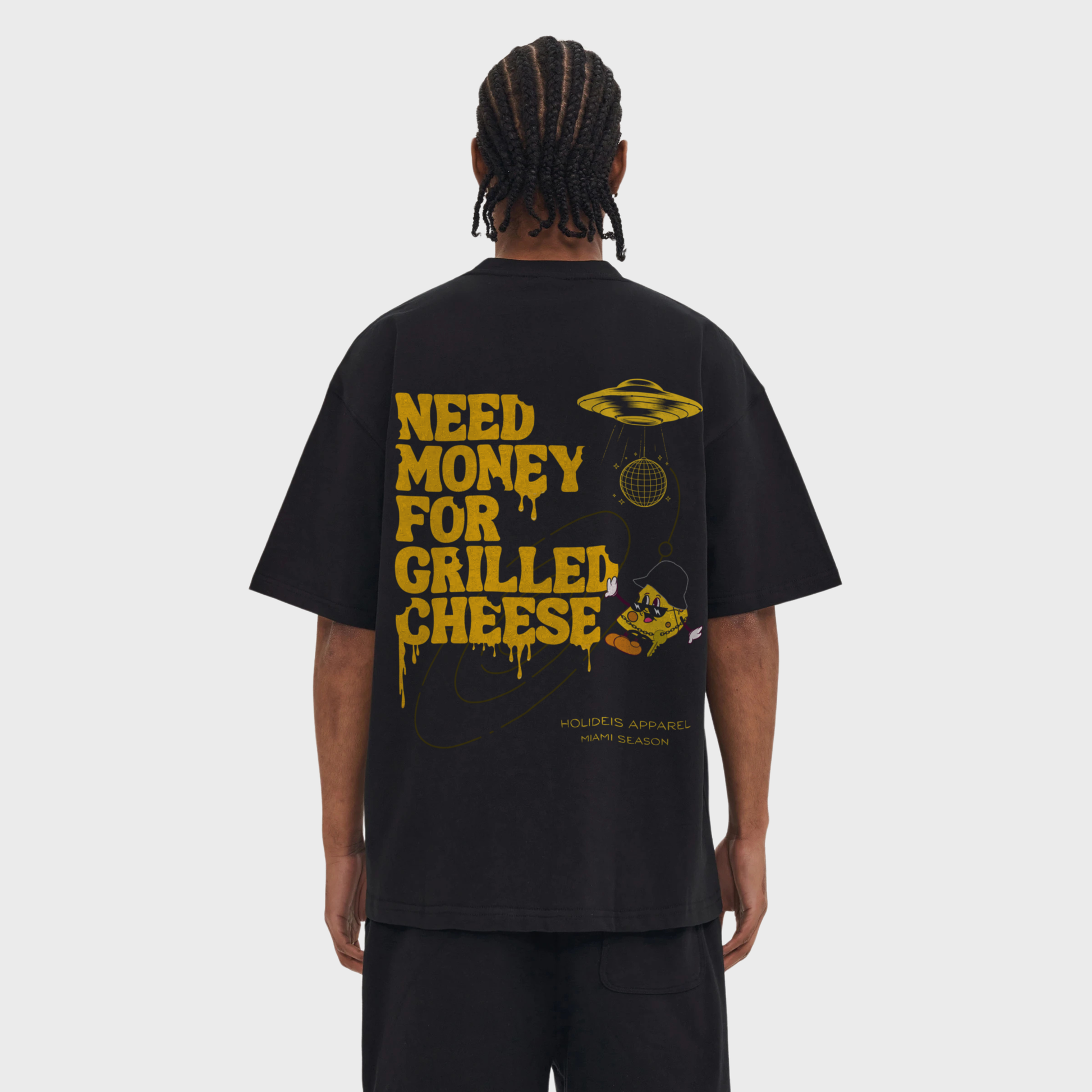 Grilled Cheese Tee | Black