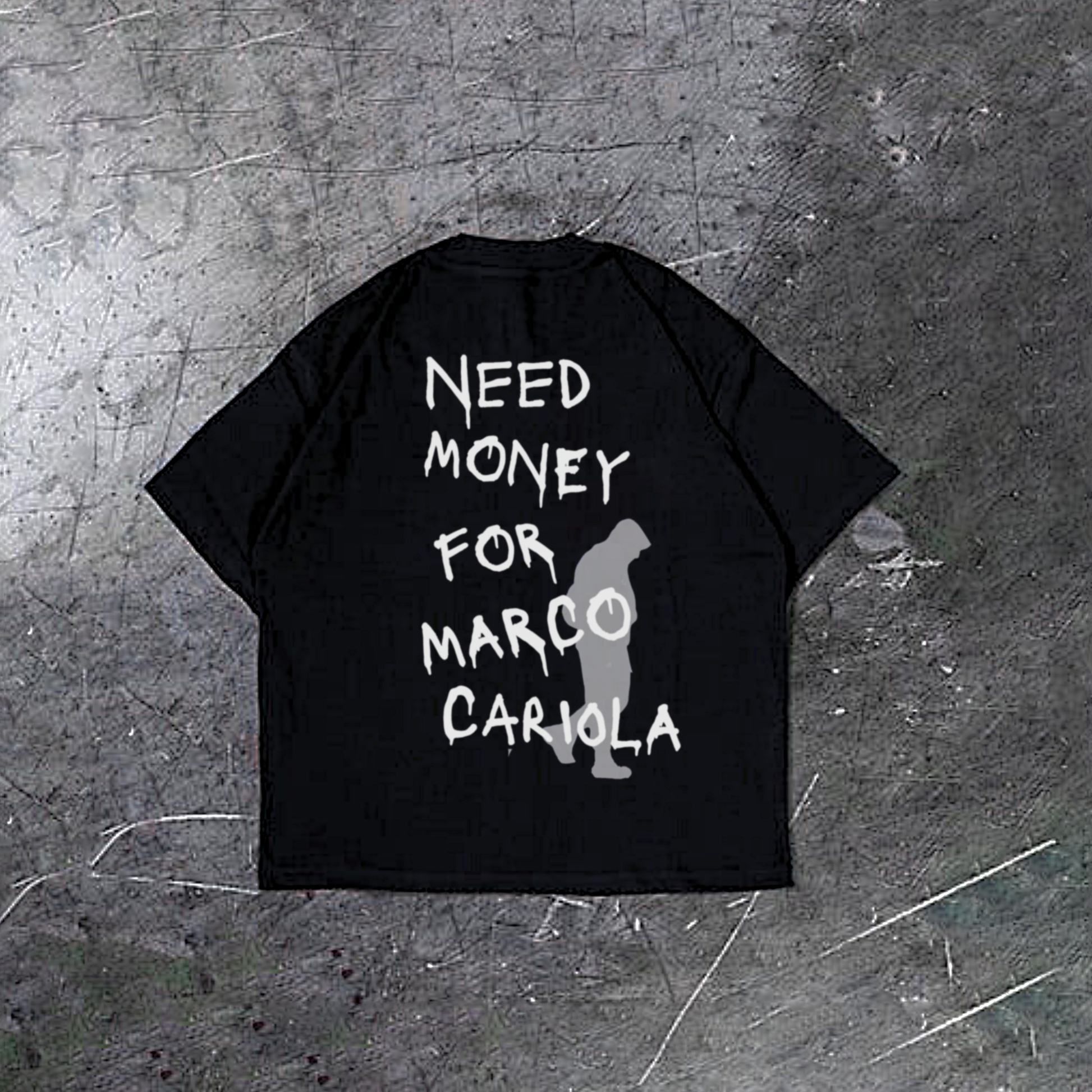 Need Money For Marco Cariola Tee | Black