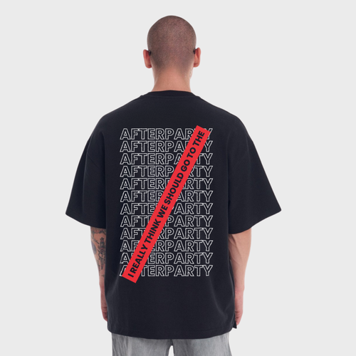 Afterparty Tee | Faded Black