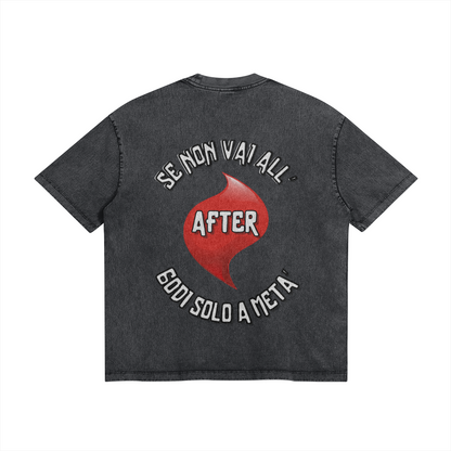 Se Non Vai All-After Godi A Meta Oversize Wash Tee