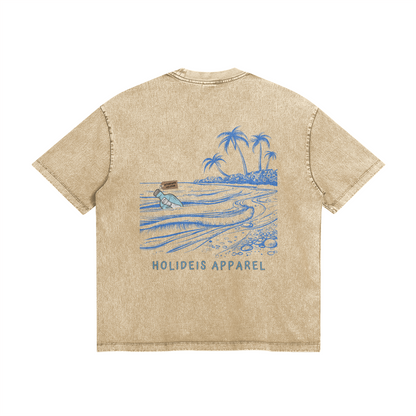 Afterparty Location Oversize Wash Tee