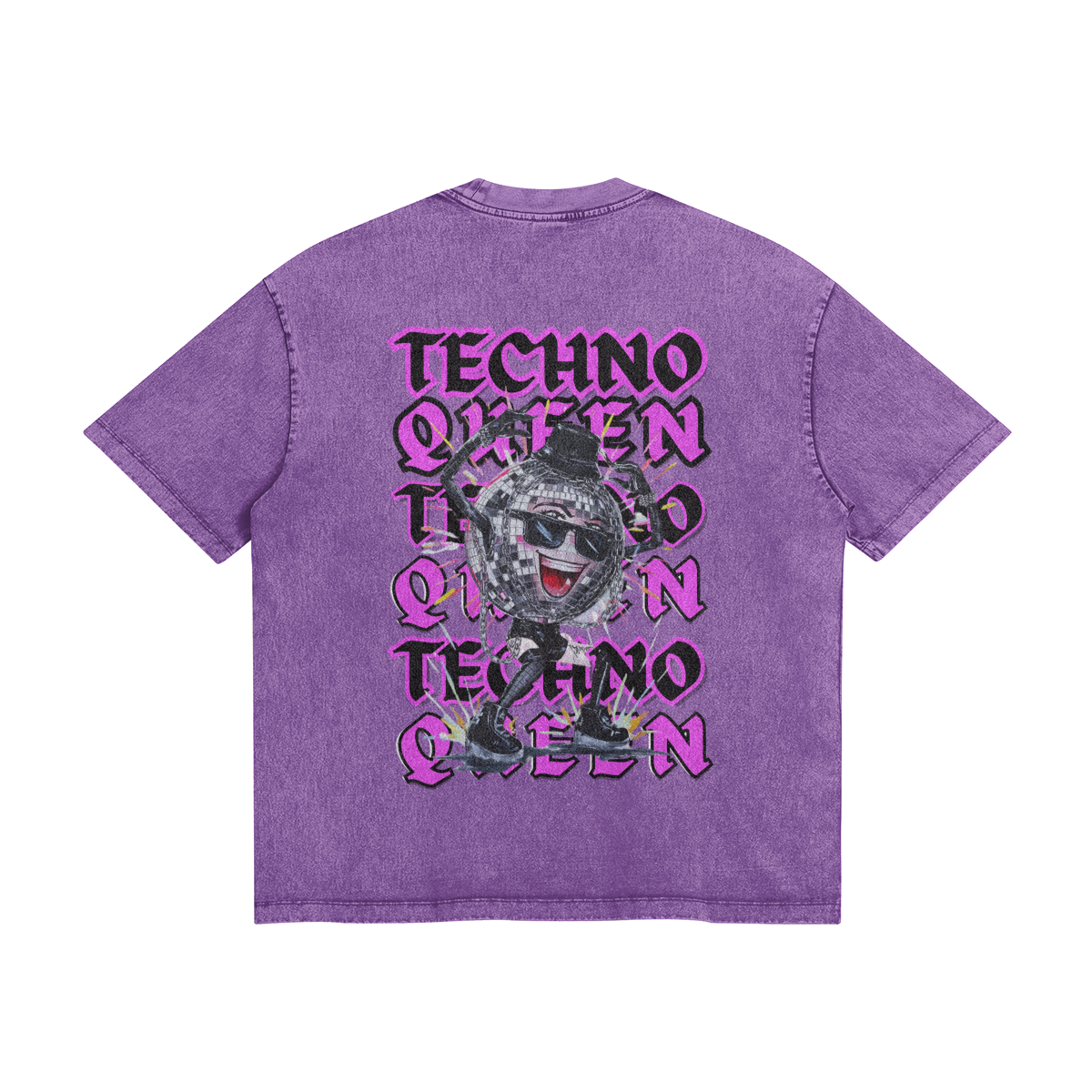 Techno Queen Oversize Wash Tee