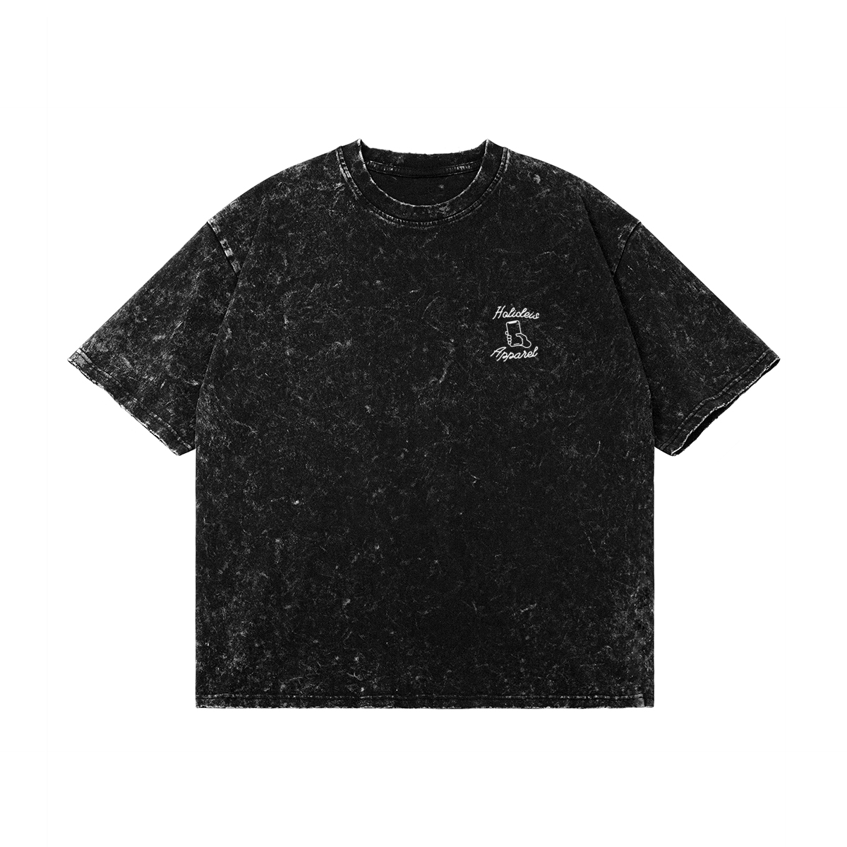 No Flash Please Oversize Snow Wash Tee