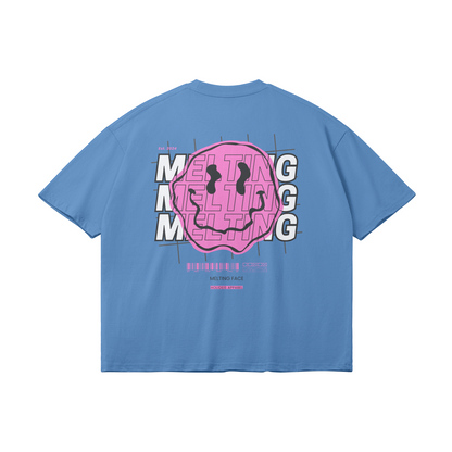 Melting Face Oversize Light Tee