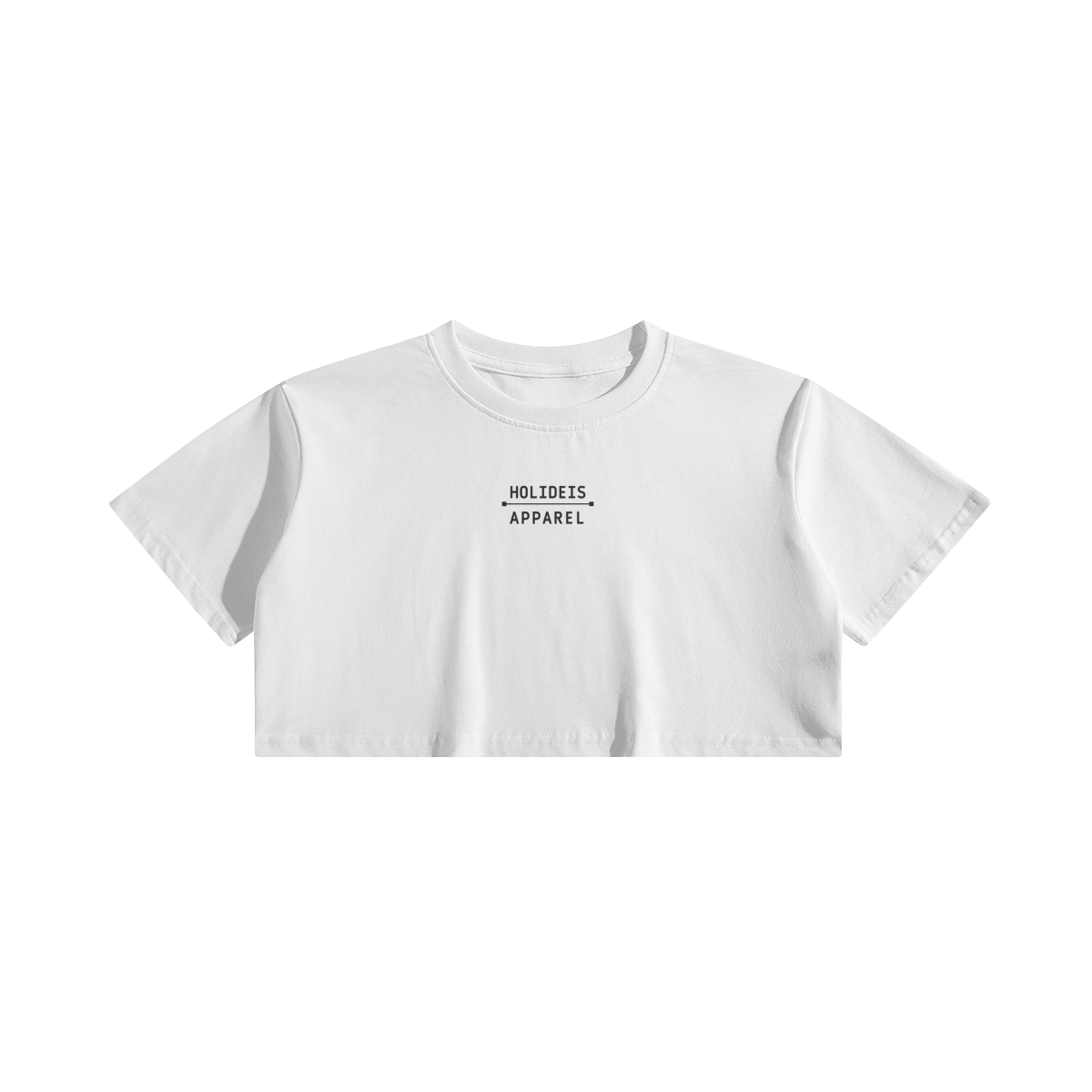 Afteraholic Woman White Crop Top