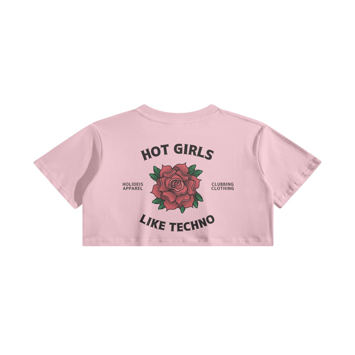 Hot Girls Like Techno Woman Crop Top