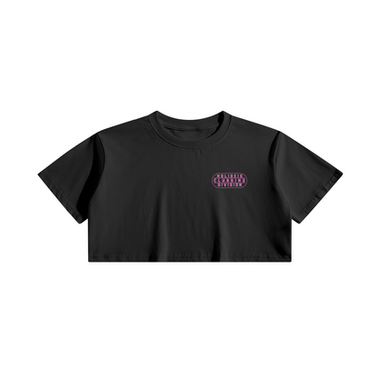 Clubber Pink Woman Crop Top