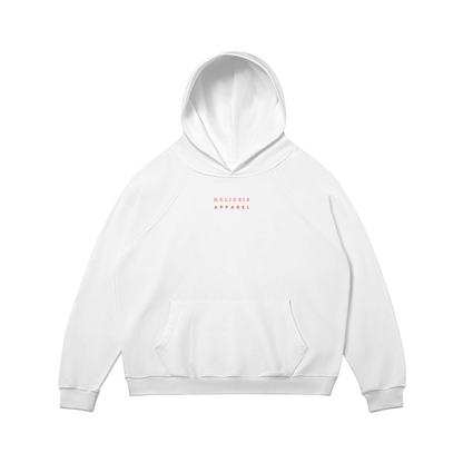 Afterparty White Super Oversize Fleece Lined Hoodie