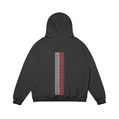 Afterparty Black Super Oversize Fleece Lined Hoodie