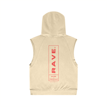 This My Raving Hoodie Oversize Wash Sleeveless Hoodie