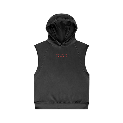 Afterparty Oversize Wash Sleeveless Hoodie