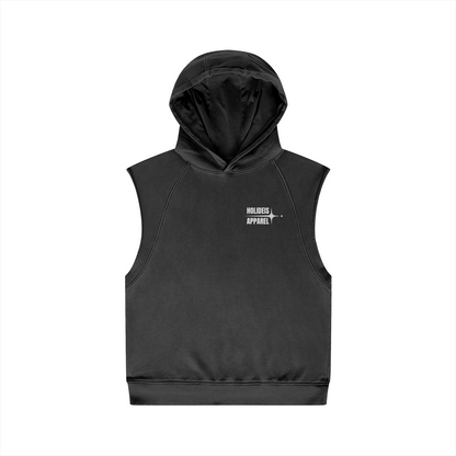 Hardstyler Oversize Wash Sleeveless Hoodie