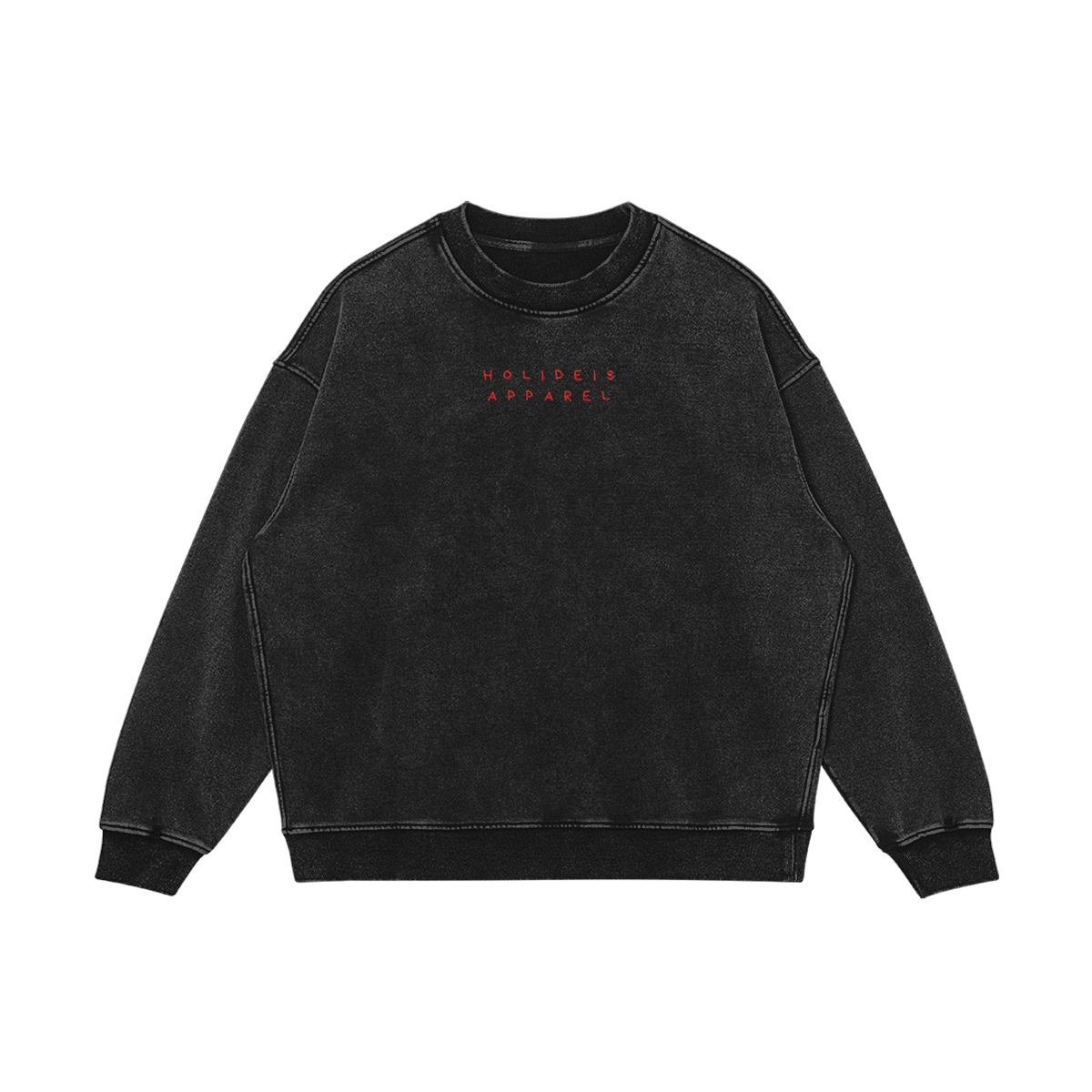 Rave Oversize Faded Heavy Sweatshirt