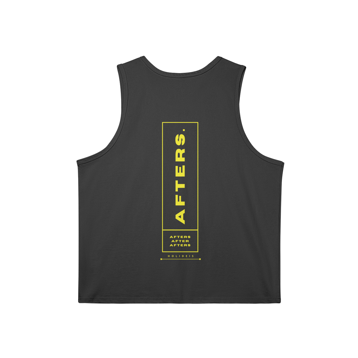 Let's Go To The Afterparty Black Longline Tank Top