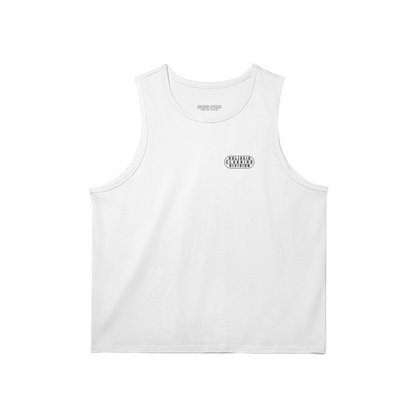 Clubber White Longline Tank Top