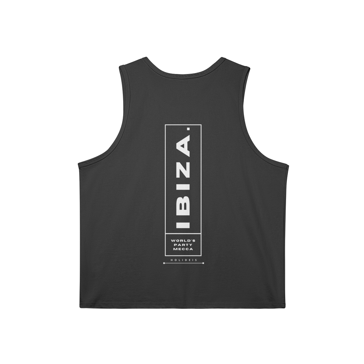 Ibiza Black Longline Tank Top